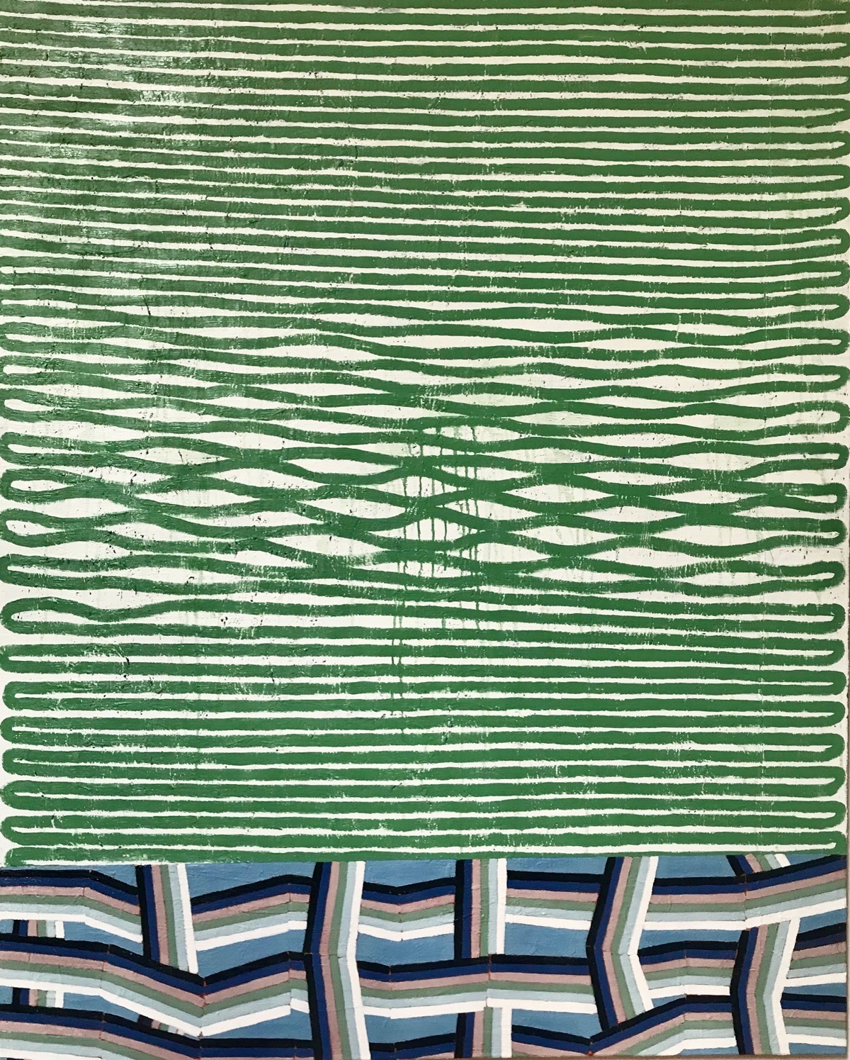 Obstacle Course For A Pragmatist, 2024/25, oil on canvas, 180 x 145 cm