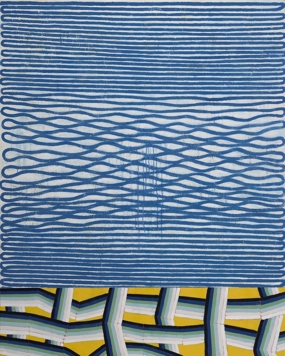 Obstacle Course For The Optimists Brother, 2024/25, oil on canvas, 180 x 145 cm