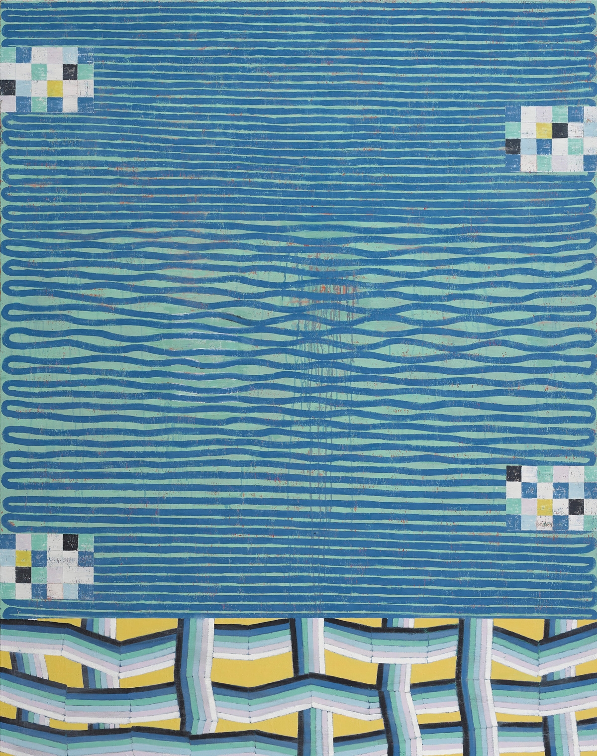 Obstacle Course For The Young Folk, 2024/25, oil on canvas, 240 x 190 cm