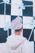 Panel II, 2000, oil on canvas, 90 x 60 cm