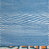 Obstacle course for an Optimist, 2024, oil on canvas, 230 x 175 cm